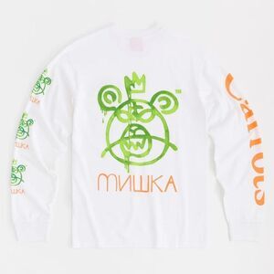 MISHKA Carrots White Long Sleeve Tee SIZE  L